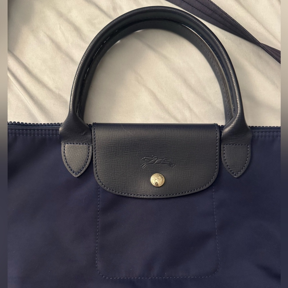 Longchamp Elegant Navy Blue Women's Bag - Picture 16 of 16